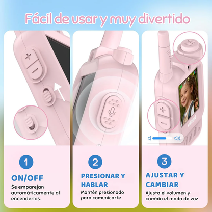 Walkie Talkie con cámara sin internet