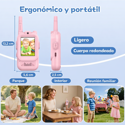 Walkie Talkie con cámara sin internet