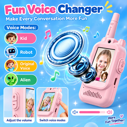 Walkie Talkie con cámara sin internet